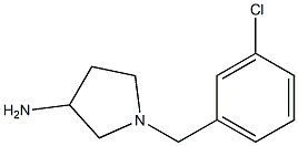 1-(3-chlorobenzyl)pyrrolidin-3-amine Structure