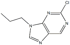 2-chloro-9-propyl-9H-purine Structure