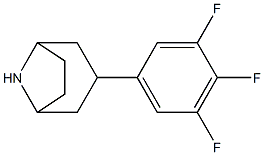 3-(3,4,5-trifluorophenyl)-8-azabicyclo[3.2.1]octane Structure
