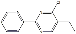 4-chloro-5-ethyl-2-pyridin-2-ylpyrimidine Structure