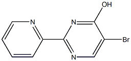 5-bromo-2-pyridin-2-ylpyrimidin-4-ol 구조식 이미지