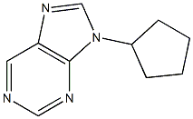 9-cyclopentyl-9H-purine Structure