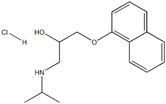 PROPRANOLOL HCL PELLETS 15% 35% Structure