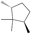 1,2,2,trans-3-tetramethylcyclopentane Structure