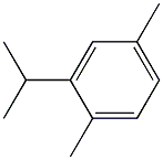 1,4-dimethyl-2-isopropylbenzene 구조식 이미지