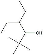 2,2-dimethyl-4-ethyl-3-hexanol Structure