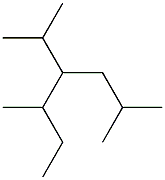 2,5-dimethyl-4-isopropylheptane Structure