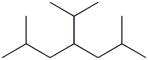 2,6-dimethyl-4-isopropylheptane Structure