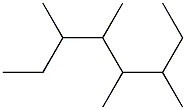 3,4,5,6-tetramethyloctane 구조식 이미지