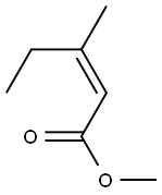 methyl cis-3-methyl-2-pentenoate Structure