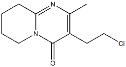 3-(2-CHLOROETHYL)-2-METHYL-6,7,8,9-TETRAHYDRO-4H-PYRIDO[1,2-A]PYRIMIDINE-4-ONE Structure