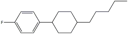 1-FLUORO-4-(4-PENTYLCYCLOHEXYL)BENZENE 구조식 이미지