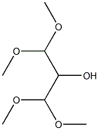 1,1,3,3, TETRAMETHOXY-2-PROPANOL 구조식 이미지