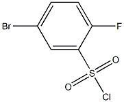 5-BROMO-2-FLUOROBENZENESULFONYL CHLORIDE Structure