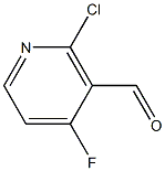 2-CHLORO-4-FLUORONICOTINALDEHYDE 구조식 이미지