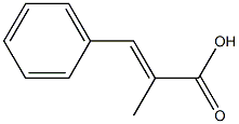 3-phenyl-2-methyl propenoic acid 구조식 이미지