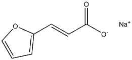 sodium 2-furanacrylate Structure