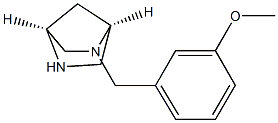 (1s,4s)-(+)-2-(3-methoxy-benzyl)-2,5-diaza-bicyclo[2.2.1]heptane Structure