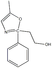 2-(5-METHYL-2-PHENYL OXAZOLYL) ETHANOL 구조식 이미지