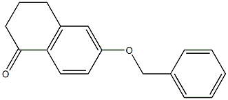 6-BENZYLOXY-1-TETRALONE 구조식 이미지