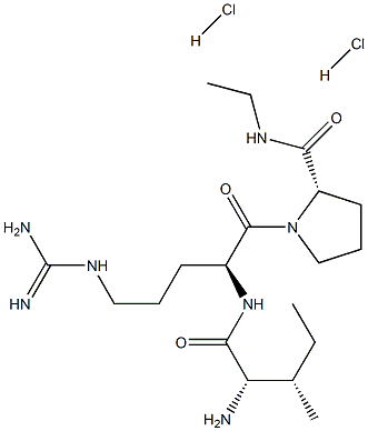 ISOLEUCYL-ARGINYL-PROLINE-ETHYLAMIDE DIHCL Structure