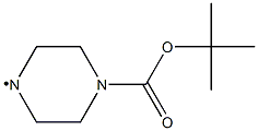 N-BOC-PIPERAZINO 구조식 이미지