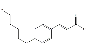 P-METHOXYAMYL CINNAMATE Structure