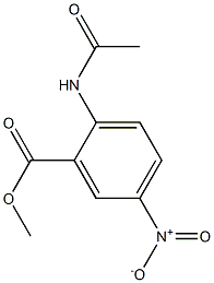 2-ACETAMIDO-5-NITROBENZOIC ACID METHYL ESTER 구조식 이미지