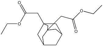 (3-ETHOXYCARBONYLMETHYL-ADAMANTAN-1-YL)ACETIC ACID ETHYL ESTER 구조식 이미지