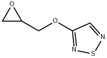 3-(OXIRAN-2-YLMETHOXY)-1,2,5-THIADIAZOLE 구조식 이미지