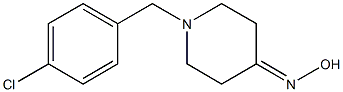1-(4-CHLOROBENZYL)PIPERIDIN-4-ONE OXIME 구조식 이미지