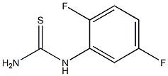 N-(2,5-DIFLUOROPHENYL)THIOUREA 구조식 이미지