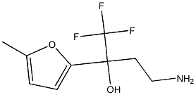 4-AMINO-1,1,1-TRIFLUORO-2-(5-METHYL-2-FURYL)BUTAN-2-OL 구조식 이미지