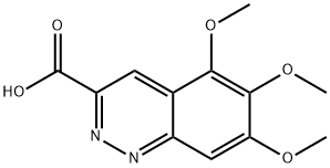 5,6,7-TRIMETHOXYCINNOLINE-3-CARBOXYLIC ACID Structure