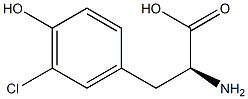 3-CHLOROTYROSINE, >99% Structure