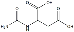 2-[(AMINOCARBONYL)AMINO]SUCCINIC ACID Structure