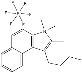 1-BUTYL-2,3,3-TRIMETHYLBENZ[E]INDOLIUM HEXAFLUOROPHOSPHATE 구조식 이미지