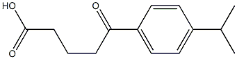 5-(4-ISO-PROPYLPHENYL)-5-OXOVALERIC ACID 95% 구조식 이미지