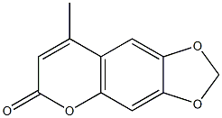 4-METHYL-6,7-METHYLENEDIOXYCOUMARIN 98+% Structure