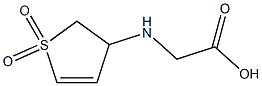 (1,1-DIOXO-2,3-DIHYDRO-1H-THIOPHEN-3-YLAMINO)-ACETIC ACID 구조식 이미지