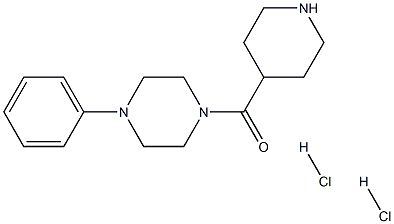 (4-PHENYLPIPERAZIN-1-YL)PIPERIDIN-4-YL-METHANONE DIHYDROCHLORIDE, 95+% 구조식 이미지