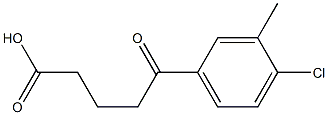 5-(4-CHLORO-3-METHYLPHENYL)-5-OXOVALERIC ACID 95% Structure
