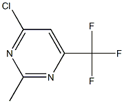 4-CHLORO-2-METHYL-6-TRIFLUOROMETHYLPYRIMIDINE, 95+% Structure