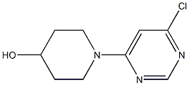 1-(6-CHLOROPYRIMIDIN-4-YL)-4-PIPERIDINOL, 95+% Structure