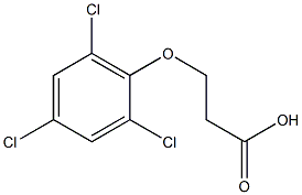 3-(2,4,6-TRICHLOROPHENOXY)PROPIONIC ACID Structure