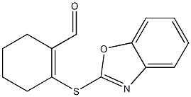 2-(1,3-BENZOXAZOL-2-YLTHIO)CYCLOHEX-1-ENE-1-CARBALDEHYDE 구조식 이미지