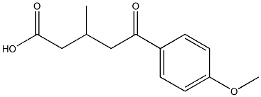 5-(4-METHOXYPHENYL)-3-METHYL-5-OXOVALERIC ACID 95% 구조식 이미지