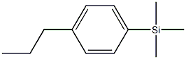 1-(TRIMETHYLSILYL)-4-N-PROPYLBENZENE 96% 구조식 이미지