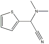 (DIMETHYLAMINO)(THIEN-2-YL)ACETONITRILE Structure