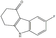 6-FLUORO-1,2,3,9-TETRAHYDRO-4H-CARBAZOL-4-ONE 구조식 이미지